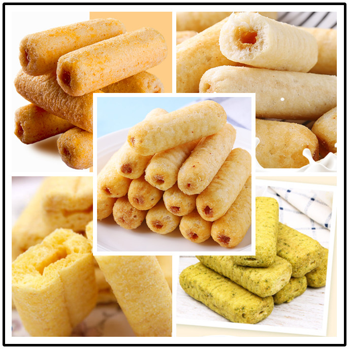 380V/220V Puffed Extruding Filling Core Filler Snack Food Making Machine High Productivity