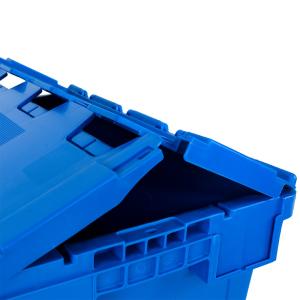 Moving Crate Attached Lid Container with 30kg Loading Capacity and ISO9001