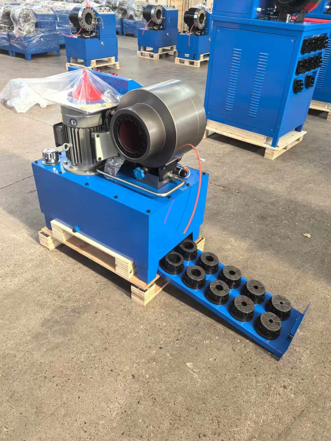 One-Piece Formed Material High Hardness Wear Resistance Oil Pump Pressure Hose Crimping Machine Dx68 Hose Crimper