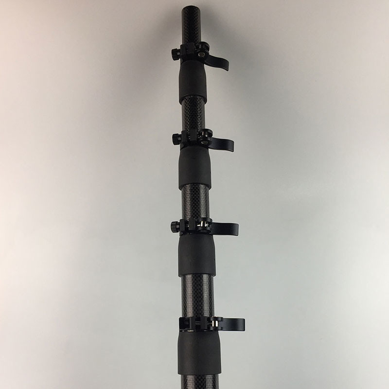 Plain Weaving Carbon Fiber Extension Pole For Arecanut Plucking