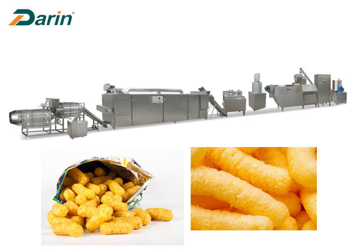Durable Puff Snack Machine Food Extruder Cheese Ball / Corn Puff Snacks Making