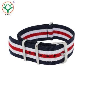 China Nato Nylon Strap Watch Bands 22mm Mixed Color For Luxury Watch on sale