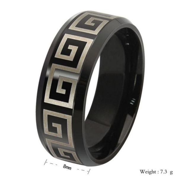 New Unique Titanium steel 18 k gold & black Wholesale Fashion Jewelry Wedding