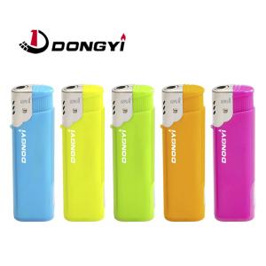 Customizable Windproof Lighter Flameless Electronic Lighter with LED Lamp DY