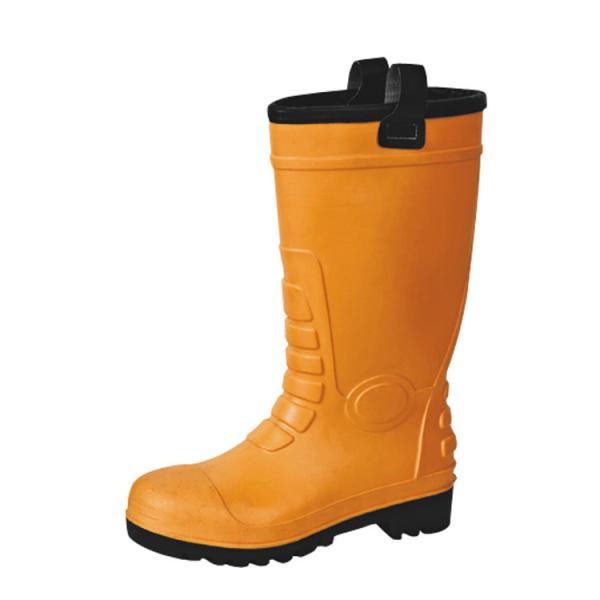 Steel Sole Reflective Tape RB104 PVC/Rubber CE EN 20347 Rain Boots for Cold