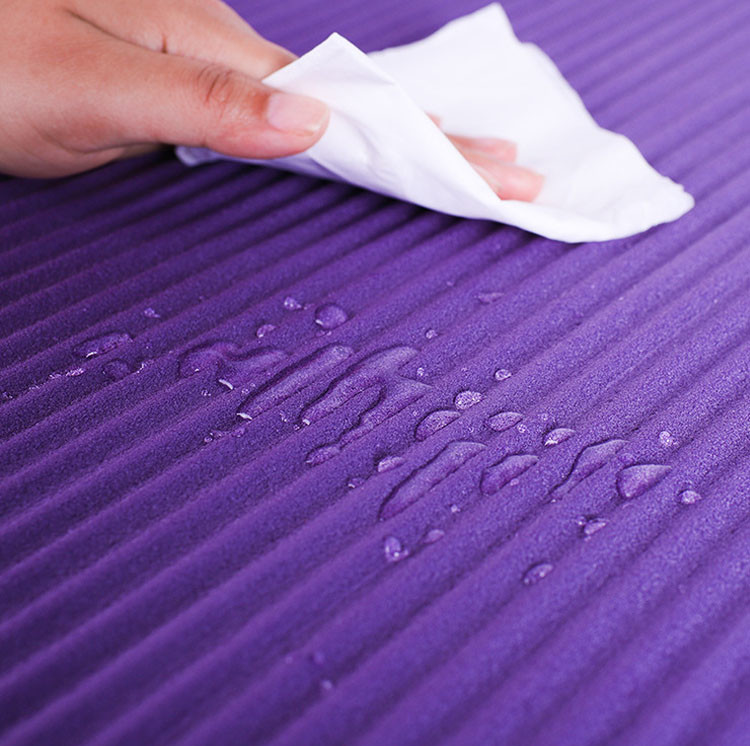 TPE New Non Slip Rubber 4mm Printing Thick Non Slip Exercise Mat Sweat Resistant