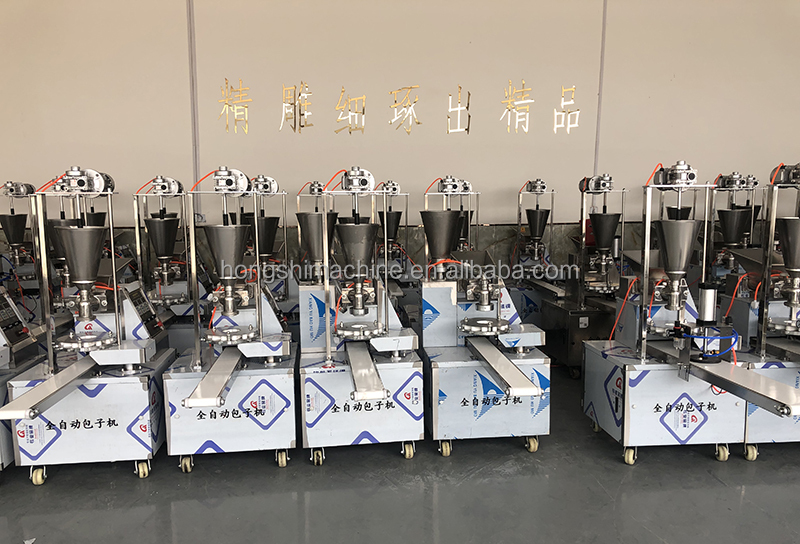Industrial Automatic Round Stuffed Steamed Bun Making Machine Momo Filling Making Machine Steam Bun Maker Machine