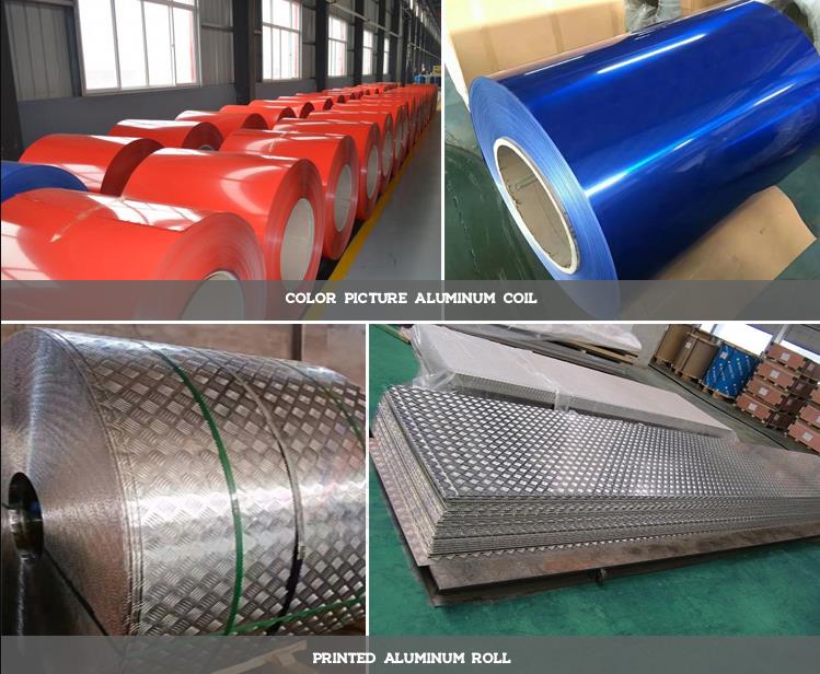CE Certified and Full Hard PVDF PE 0.3mm 0.7mm 3mm 4mm Color Coated Aluminum Coil for Stable