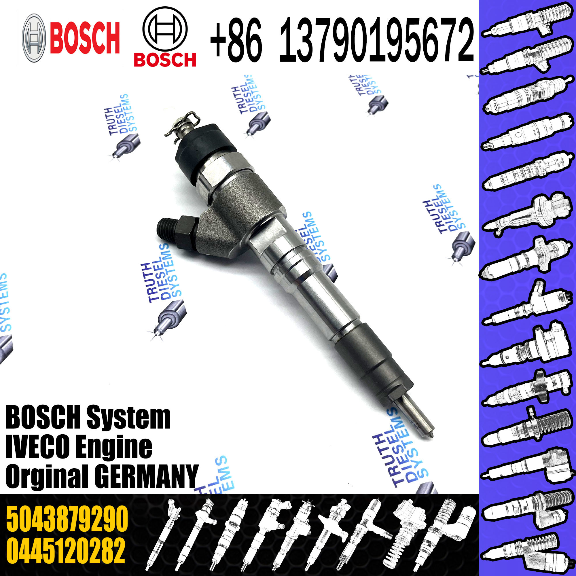 Fuel Diesel Injector Nozzles For IVECO 504387929 5043879290 5043879929 K5043879290