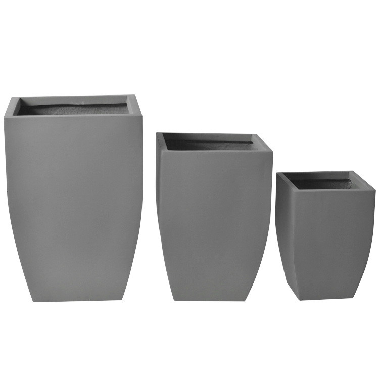 Fiber Clay Flower Pot Small Size Bowl Planter Box For Indoor Outdoor Home Garden