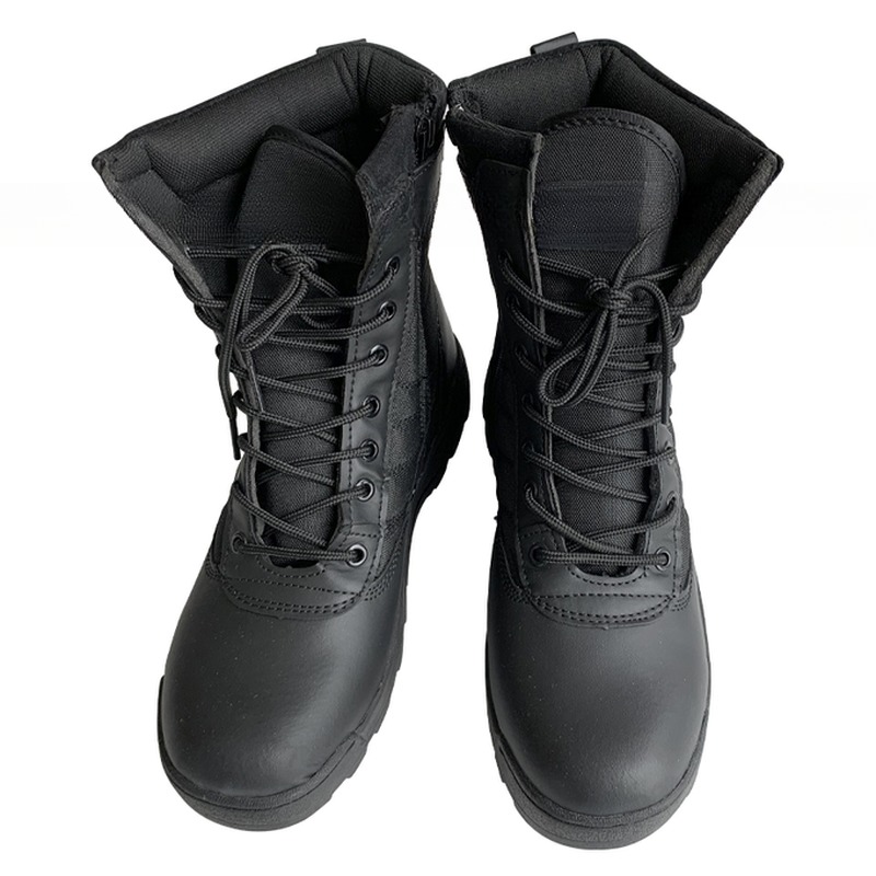 Maximum Safety and Protection Microfiber Leather Boot with Up-Lace Design in Sizes 36-47