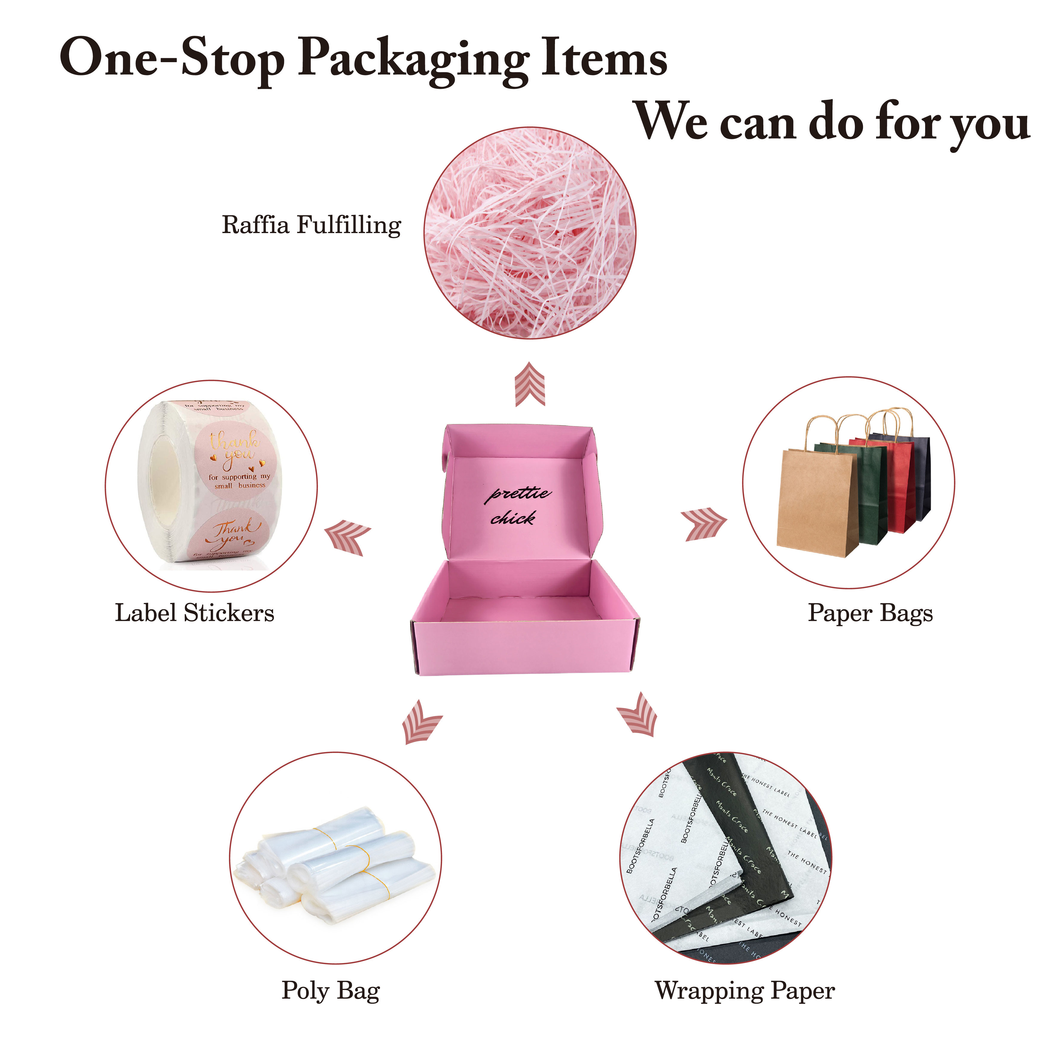 Eco Friendly Custom Packaging Solutions Christmas Wrapping Paper Bag