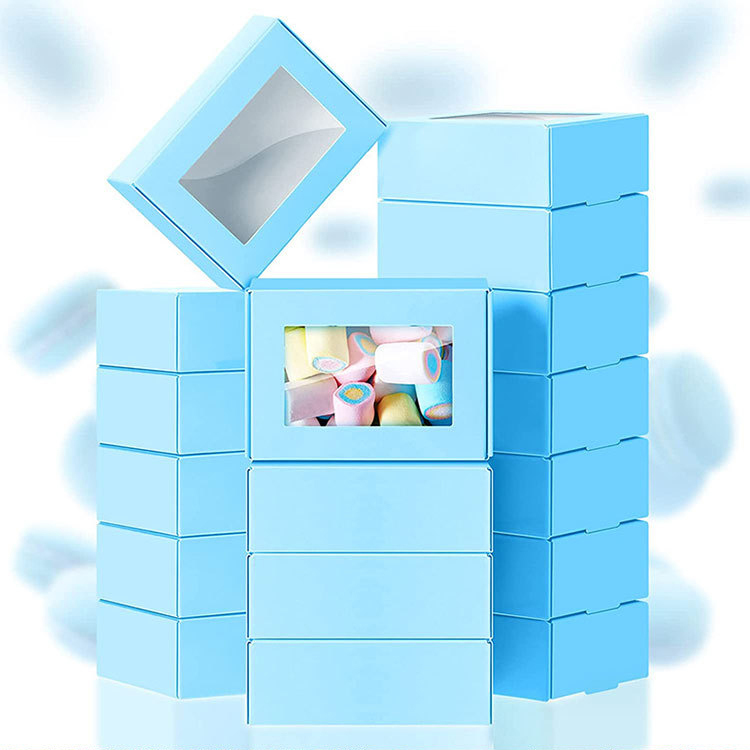 Shampoo Custom Logo Small Airplane Cosmetic Folding Paper Packaging Box with Clear Window