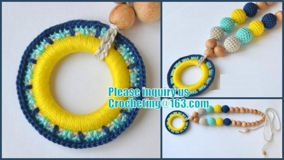 Teething necklace, Breastfeeding Necklace for Mom, Teething toy, Nursing