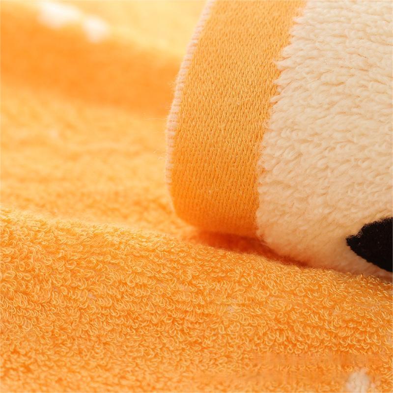 Hotel and Traveling Necessity Bamboo Fiber Towel with Adorable Cartoon Animal Design