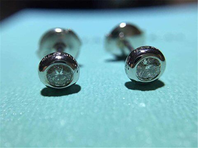 Luxury jewe factory Diamond Stud Earrings 18k gold white gold yellow gold rose gold diamond Earrings