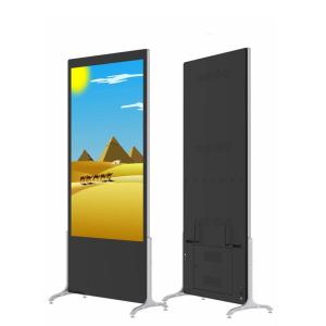 55 65 Inch 4K Pcap Multi Touch Screen Kiosk Floor Standing PCAP With Camera