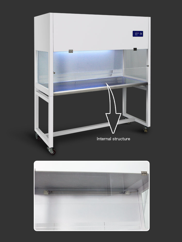 CE Laminar Flow Chamber 62dB Laminar Flow Hood Air Flow Vertical