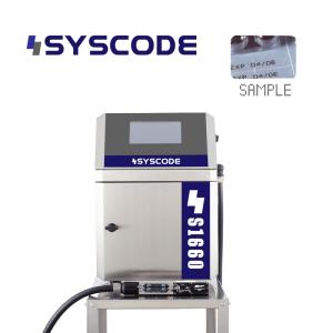 S1660 CIJ Industrial Continuous Inkjet Printer High Resolution Continuous Ink