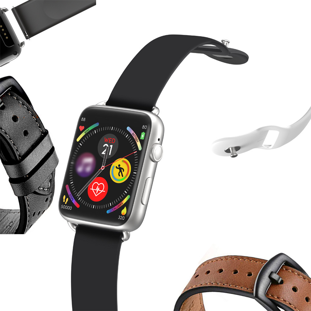 780mah Smart Watch With 4g Sim Slot , Nano Sim Slot Silicone Band Sports Smart Watch