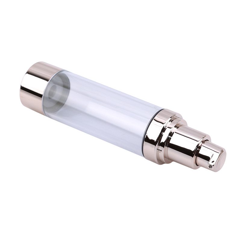 Empty Transparent Airless Serum Pump Bottles Refillable And Reusable