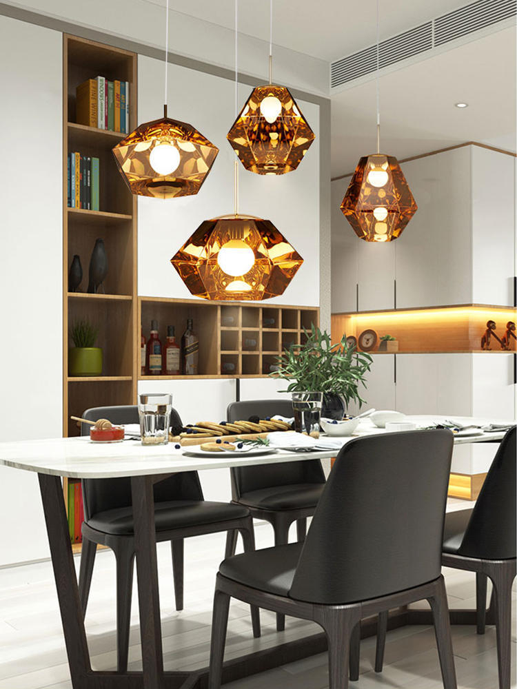 Modern Pendant Lights Designer Glass Hanging Lamp For Dining Room Bedroom glass shade lamps(WH-GP-165)
