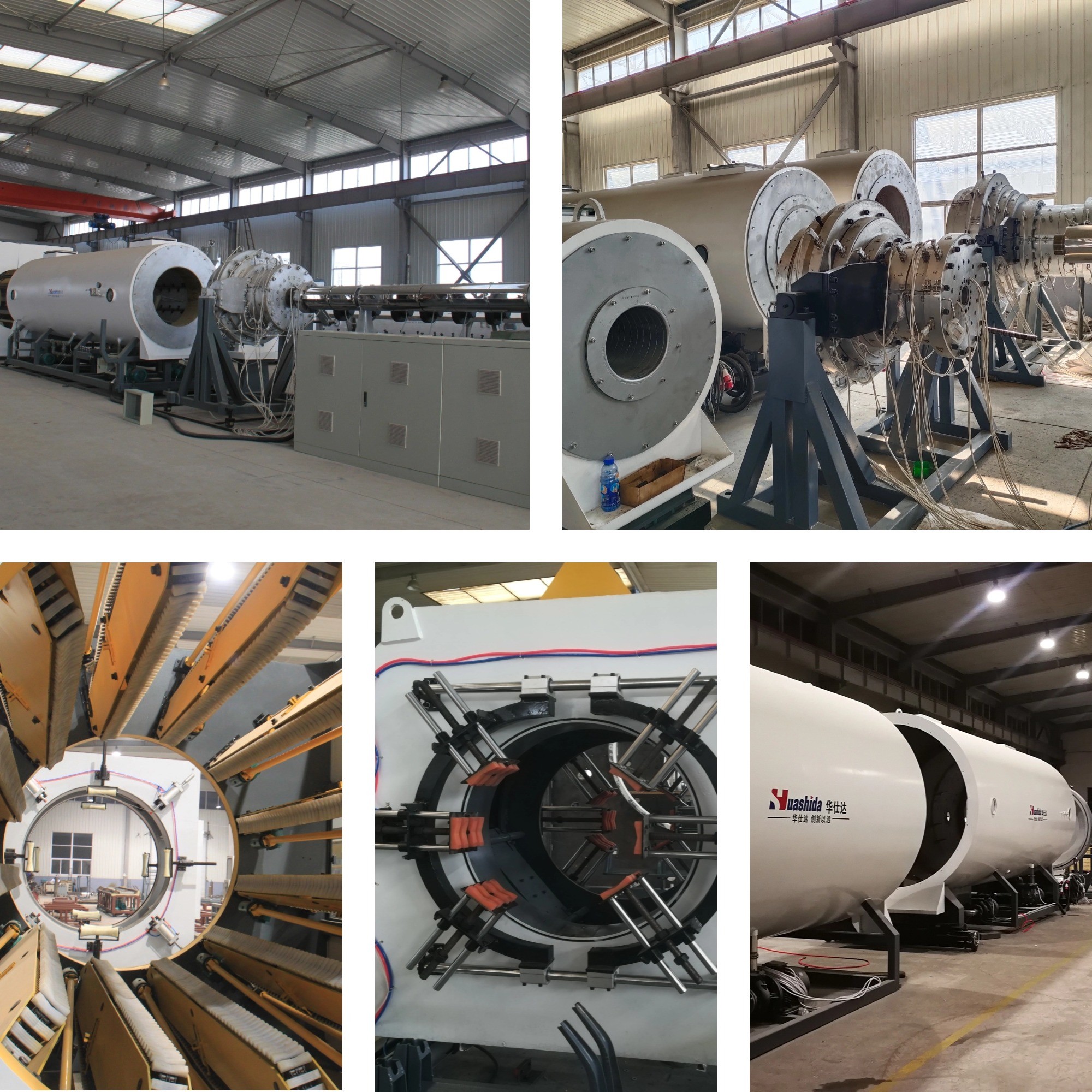 Polyurethane Spray PE Wrap Insulated Pipe Production Line for Energy Efficiency