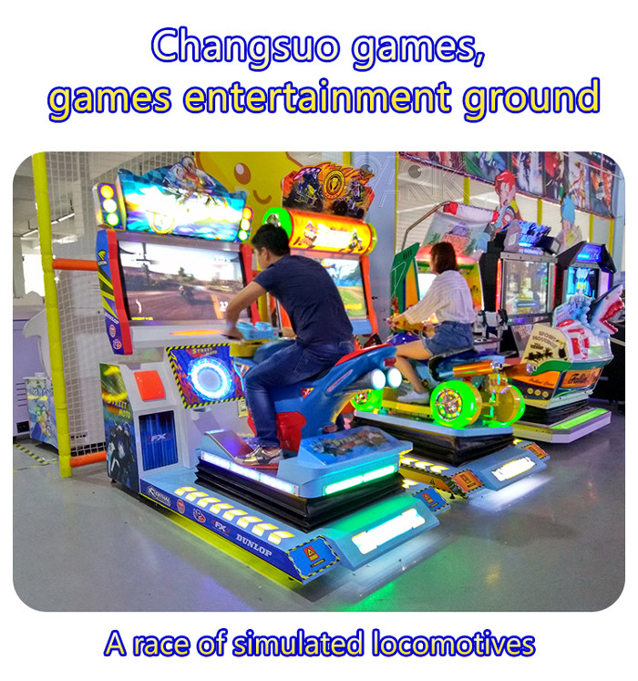 Adult Motorcycle Simulator Racing Car Arcade Machine for Amusement Park