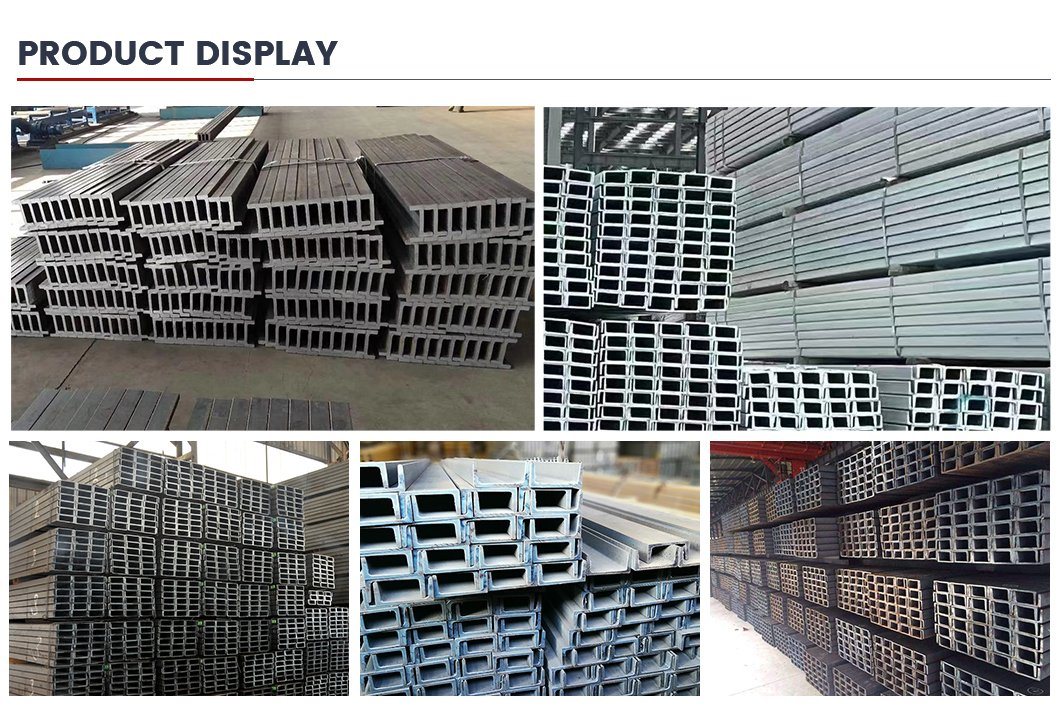 Factory Hot Cold Rolled Mild Steel Profiles Gi Carbon Steel C U Channel with Galvanized En S235jr S355jr A36 Ss400 Purlin Bended Structural Building Material