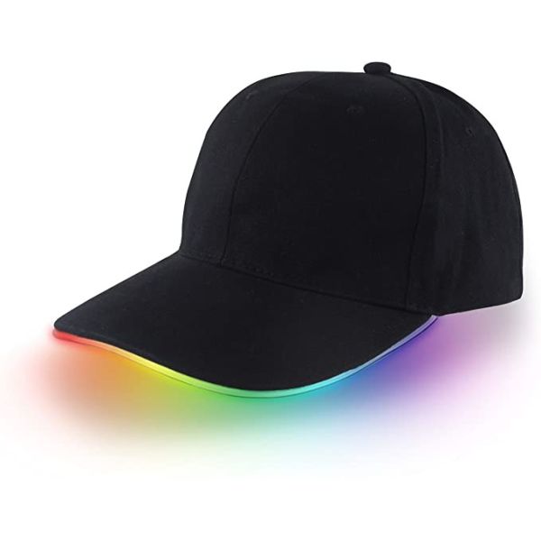 Quality Light Up Flash Glowing LED Baseball Caps For Hip Hop Stage Performance Festival for sale