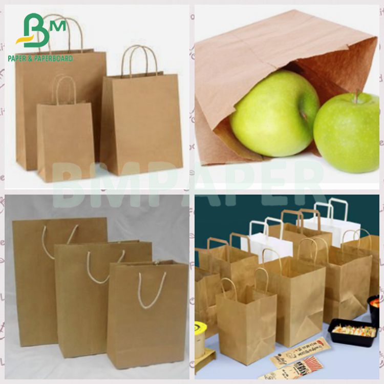 Eco - Friendly High strength 120grs Brown MF Kraft Paper Roll