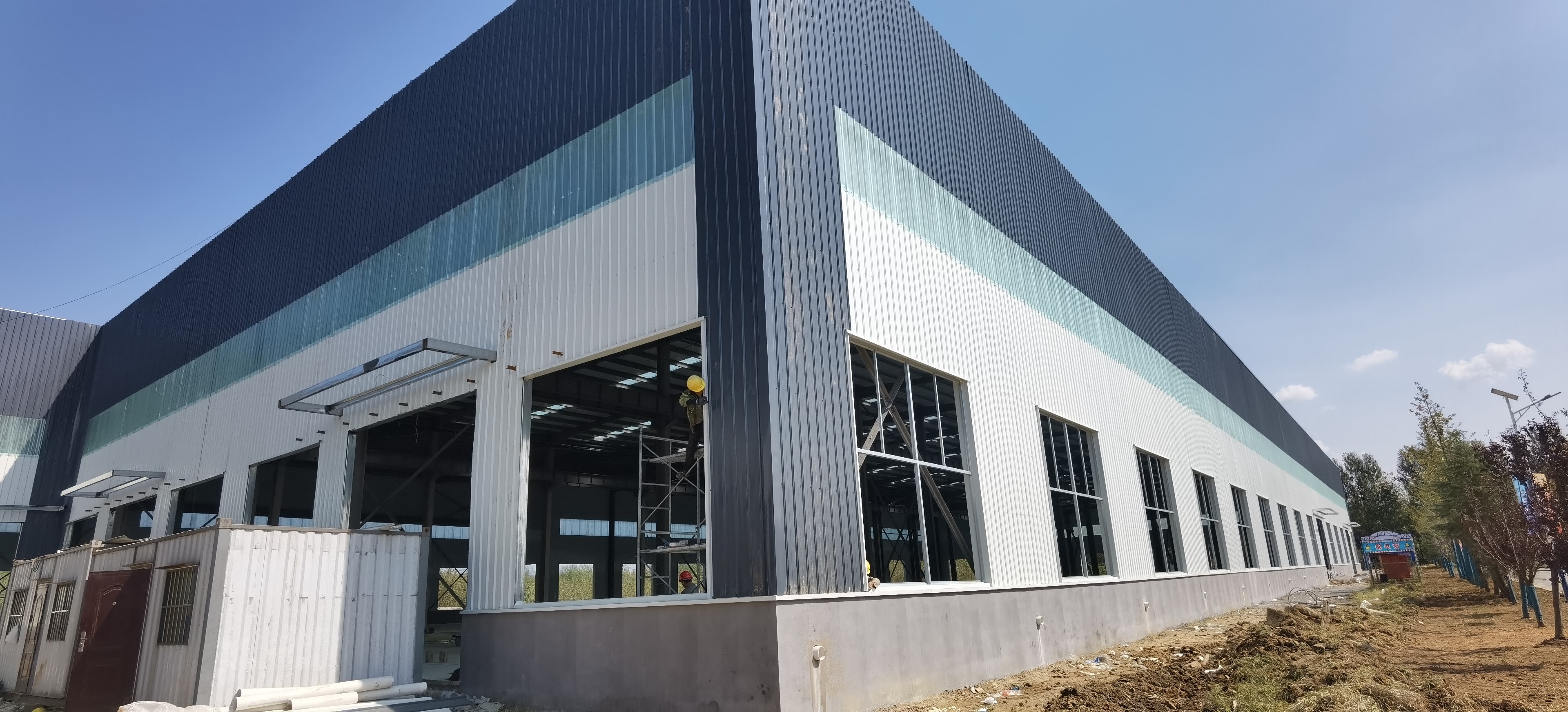 Q235B Steel Structure Building Engineer Metal Storage Warehouse