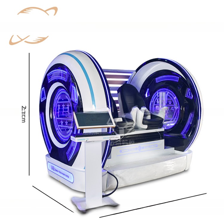 Dreamland Factory Price 2 seats 9D VR Cinema Egg Chair Equipment Virtual Reality Simulator Game Machine