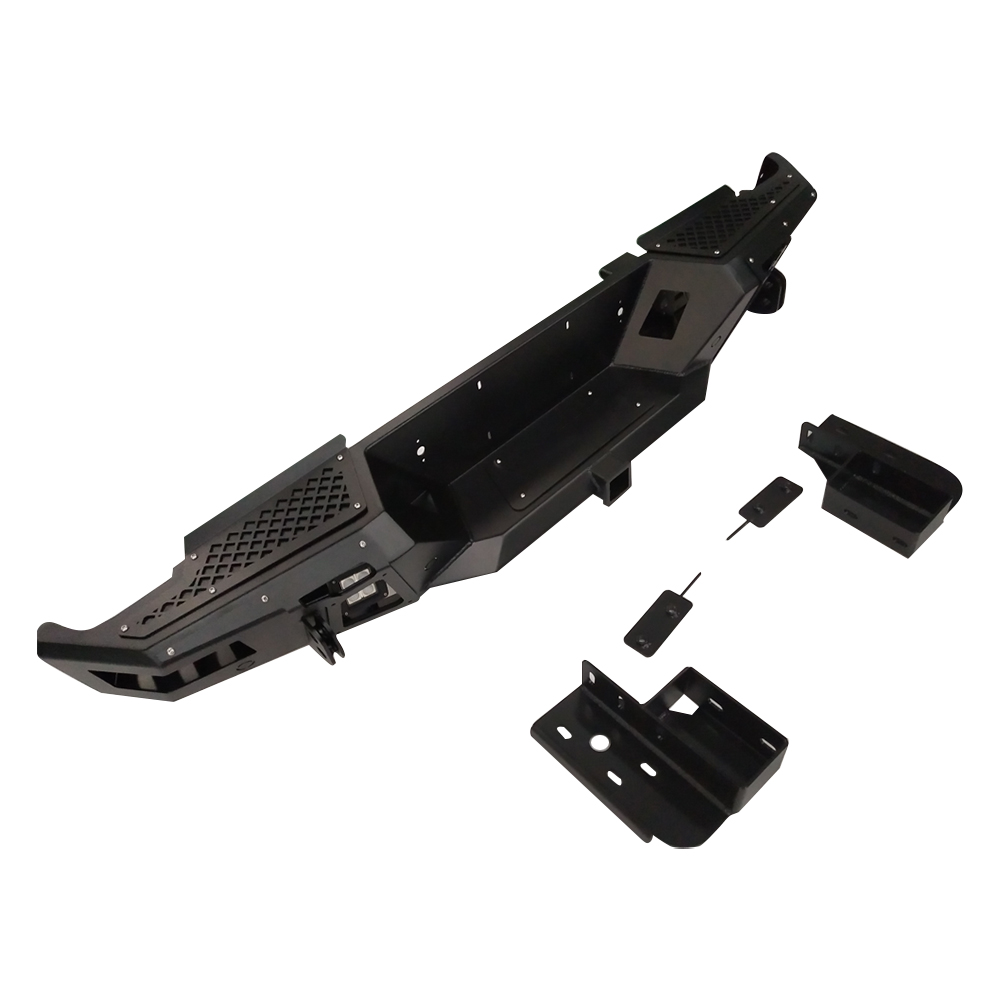 Ford Ranger Winch Rear Bumper with Jerrycan Holder and Tire Carrier Top Seller 2019