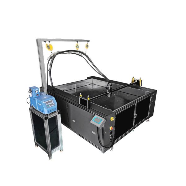 Quality 2500*1600mm CNC Glueing Plotter Integrated Safety With Hot Melt And Cold Heads for sale