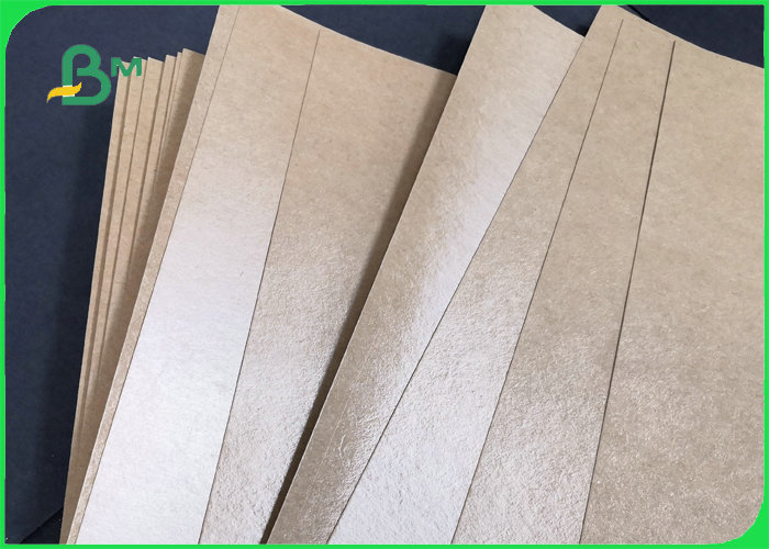 350gsm + 15g PE Coated Brown Kraft Paper For Takeaway Food Boxes Waterproof