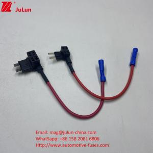 China Standard Plug Adapter Mini Tap Car Fuse Holder 10A/15A/20A Brass Tin Plating Simple Spiral on sale