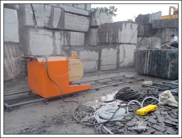 Stone quarry machine, Diamond Wire Saw Cutting Machine with high working efficiency for marble quarry,Model 55kw