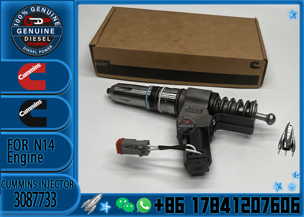 Cummins Machinery Engines Parts Cummins QSN14 Engine Injector 3087733 diesel engine fuel injector 3087733