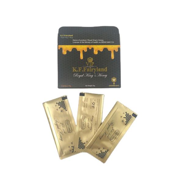 Gold Metallic Aluminum Foil Bag , Protein Powder Aluminum Foil Mylar OPP/VMPET