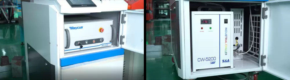 Oxide Coating Handheld Laser Cleaning Machine 500W For Cladding Layer Rust Removal