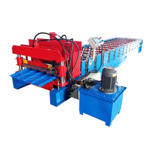 13 Rows Rollers Glazed Tile Forming Machine Hydraulic Cutting
