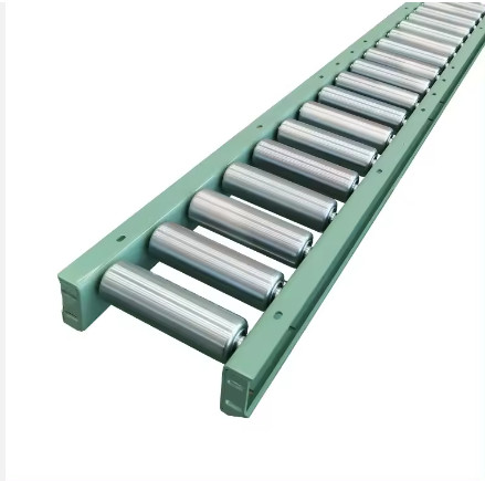 Carbon Steel Roller Conveyor Assembly Line Loading And Unloading