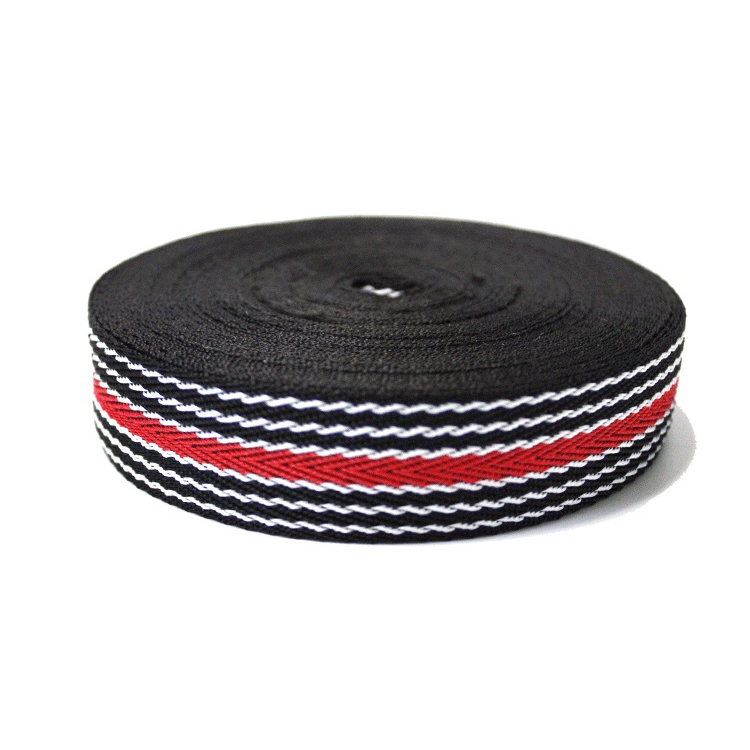 25mm Polyester Seat Belt Webbing Car Nylon Seatbelt Webbing Knitted