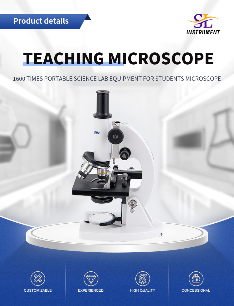 Objective Lens 40X Mechanical Barrel Length 160mm Professional Biological Microscope