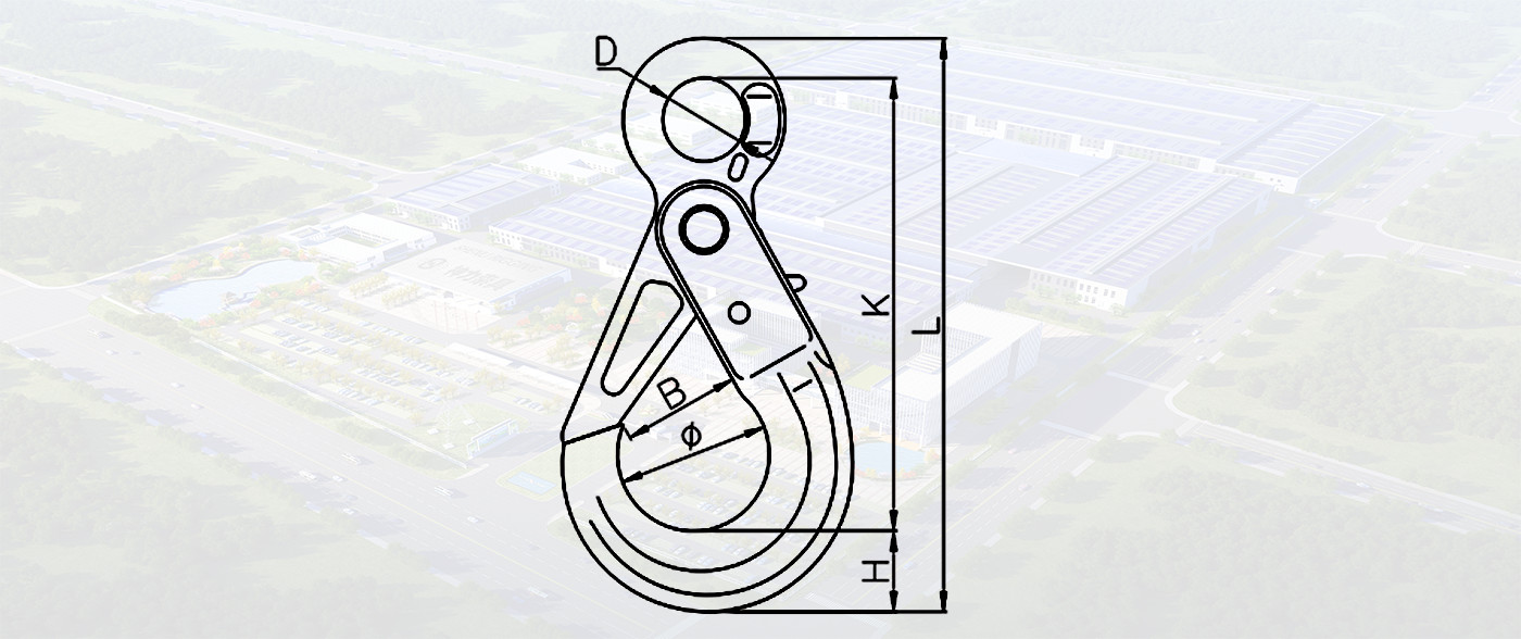 SLR336-G80 EYE SELF LOCKING HOOK