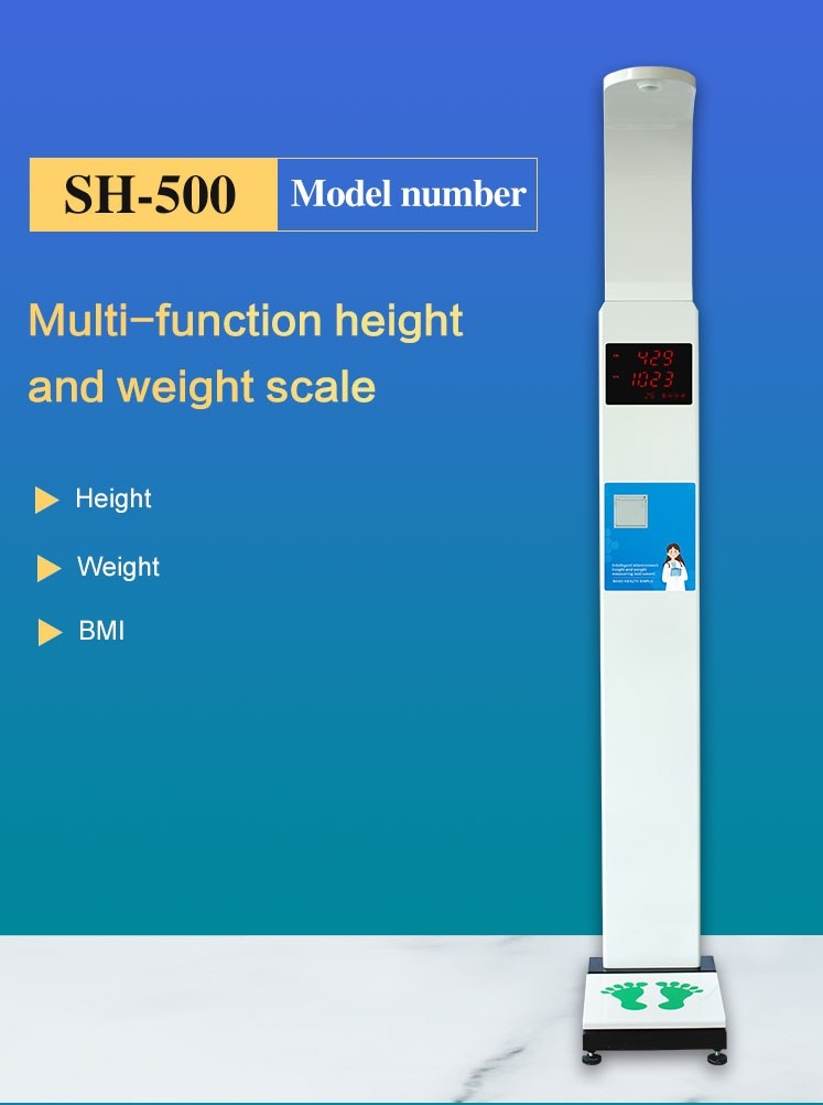 Automatic Printing Body Height And Weight Camry Bmi Scale Health Machine