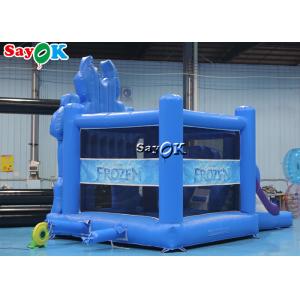 Ice Princess Printing Theme Inflatable Bounce Trampoline Slide Combo