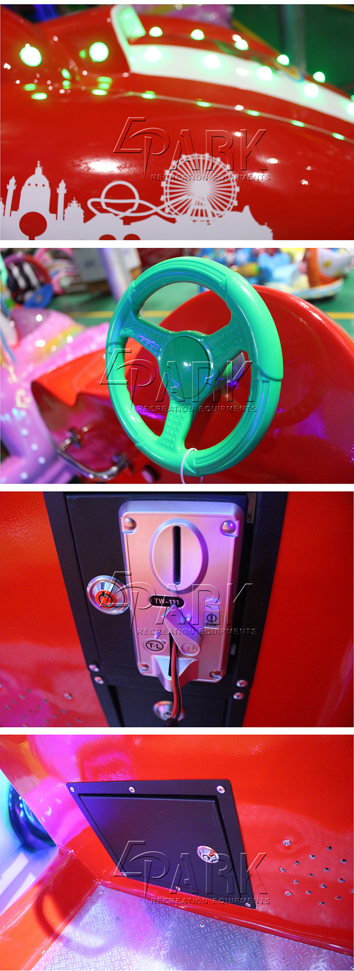Porsche Ride MP3 Coin Operated Motorcycle Ride Amusement Game Machine