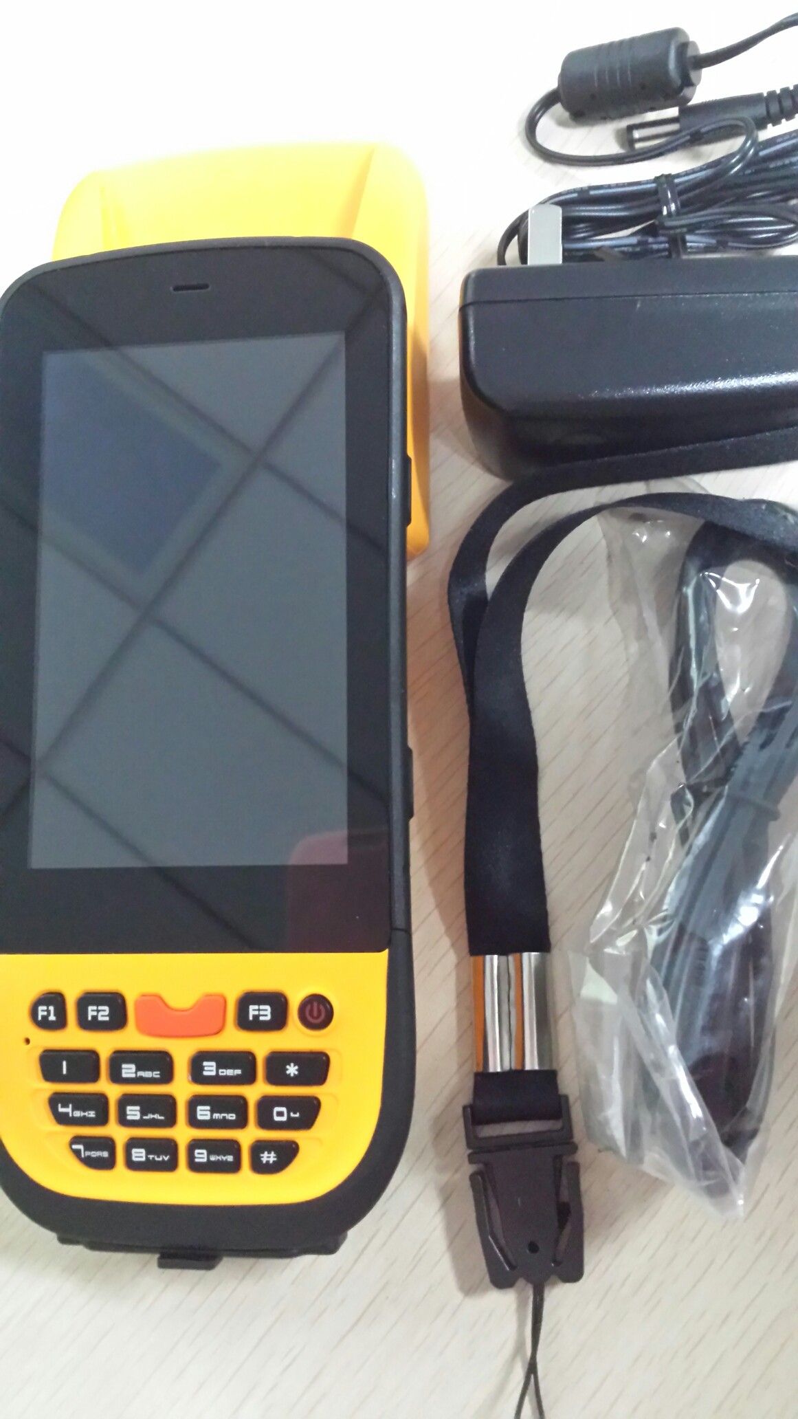  IP65 Laser Handheld RFID Reader , Portable Data Terminal Barcode Scanner Android Manufactures